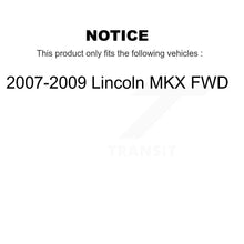 Load image into Gallery viewer, Front Disc Brake Caliper Rotors And Ceramic Pads Kit For 2007-2009 Lincoln MKX FWD KC8-100477T