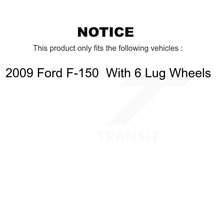 Load image into Gallery viewer, Front Disc Brake Caliper Rotor And Ceramic Pad Kit For 2009 Ford F-150 With 6 Lug Wheels KC8-100521T