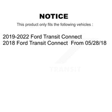 Load image into Gallery viewer, Front Disc Brake Caliper Rotors And Ceramic Pads Kit For Ford Transit Connect KC8-100526T