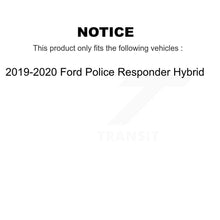 Charger l'image dans la galerie, Front Brake Caliper Rotor And Ceramic Pad Kit For 2019-2020 Ford Police Responder Hybrid KC8-100531T