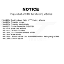 Charger l'image dans la galerie, Front Brake Caliper Rotor Ceramic Pad Kit For Chevrolet Impala Buick LeSabre Monte Carlo KC8-100572T