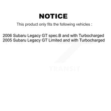 Load image into Gallery viewer, Front Disc Brake Caliper Rotors And Ceramic Pads Kit For Subaru Legacy KC8-100594T