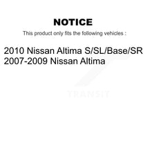 Load image into Gallery viewer, Front Disc Brake Caliper Rotors And Ceramic Pads Kit For Nissan Altima KC8-100620T