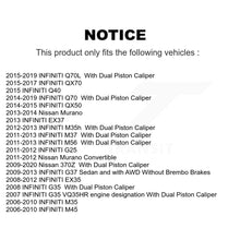 Charger l'image dans la galerie, Front Brake Caliper Rotor &amp; Ceramic Pad Kit For INFINITI Nissan Murano G37 EX35 370Z G35 KC8-100630T