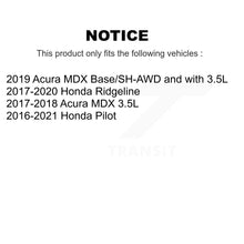 Load image into Gallery viewer, Front Disc Brake Caliper Rotors And Ceramic Pads Kit For Honda Pilot Ridgeline Acura MDX KC8-100670T
