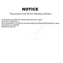 Charger l'image dans la galerie, Front Brake Rotor Ceramic Pad Kit With Calipers For Toyota RAV4 Scion xB Prius V Lexus