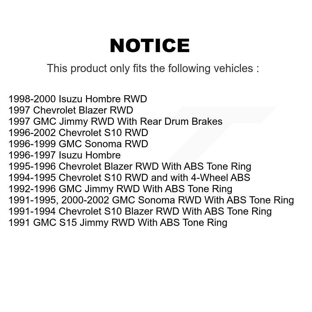Front Brake Caliper Rotors Ceramic Pad Kit For Chevrolet S10 GMC Sonoma Blazer Jimmy S15 KC8-100729T