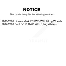 Charger l'image dans la galerie, Front Brake Rotor And Ceramic Pad Kit With Calipers For Ford F-150 Lincoln Mark LT RWD
