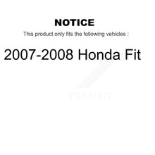 Load image into Gallery viewer, Front Rear Disc Brake Caliper Rotors Drum Ceramic Pads Kit (8Pc) For 2007-2008 Honda Fit KC8-100832T