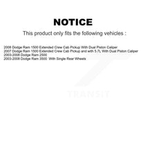 Load image into Gallery viewer, Front Rear Disc Brake Caliper Rotors Ceramic Pad Kit (10Pc) For Dodge Ram 3500 2500 1500 KC8-100983T