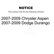 Load image into Gallery viewer, Front Rear Brake Caliper Rotor &amp; Ceramic Pad Kit (10Pc) For Chrysler Aspen Dodge Durango KC8-100984T
