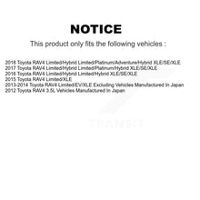 Load image into Gallery viewer, Front Rear Disc Brake Caliper Rotors And Ceramic Pads Kit (10Pc) For Toyota RAV4 KC8-100989T
