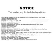Load image into Gallery viewer, Front Rear Brake Caliper Rotor &amp; Ceramic Pad Kit (10Pc) For Chevrolet Silverado 1500 GMC KC8-101019T
