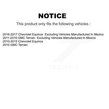 Load image into Gallery viewer, Front Rear Brake Caliper Rotors Ceramic Pad Kit (10Pc) For Chevrolet Equinox GMC Terrain KC8-101023T