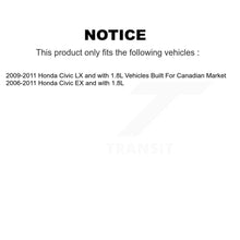 Load image into Gallery viewer, Front Rear Disc Brake Caliper Rotors And Ceramic Pads Kit (10Pc) For Honda Civic KC8-101052T