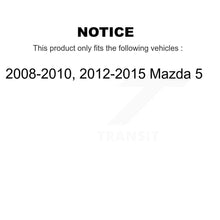 Load image into Gallery viewer, Front Rear Disc Brake Caliper Rotors And Ceramic Pads Kit (10Pc) For Mazda 5 KC8-101077T