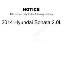 Load image into Gallery viewer, Front Rear Disc Brake Caliper Rotors Ceramic Pad Kit (10Pc) For 2014 Hyundai Sonata 2.0L KC8-101099T