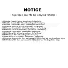 Load image into Gallery viewer, Front Rear Brake Caliper Rotor &amp; Ceramic Pad Kit (10Pc) For Chevrolet Silverado 1500 GMC KC8-101115T