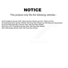 Load image into Gallery viewer, Front Rear Brake Caliper Rotors &amp; Ceramic Pad Kit (10Pc) For Sprinter 3500 Mercedes-Benz KC8-101170T