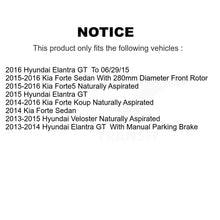 Charger l'image dans la galerie, Front Rear Brake Caliper Rotor &amp; Ceramic Pad Kit (10Pc) For Hyundai Elantra GT Kia Forte KC8-101183T