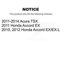 Load image into Gallery viewer, Front Rear Disc Brake Caliper Rotors &amp; Ceramic Pad Kit (10Pc) For Honda Accord Acura TSX KC8-101207T