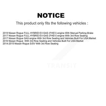 Load image into Gallery viewer, Front Rear Disc Brake Caliper Rotors And Ceramic Pads Kit (10Pc) For Nissan Rogue KC8-101238T