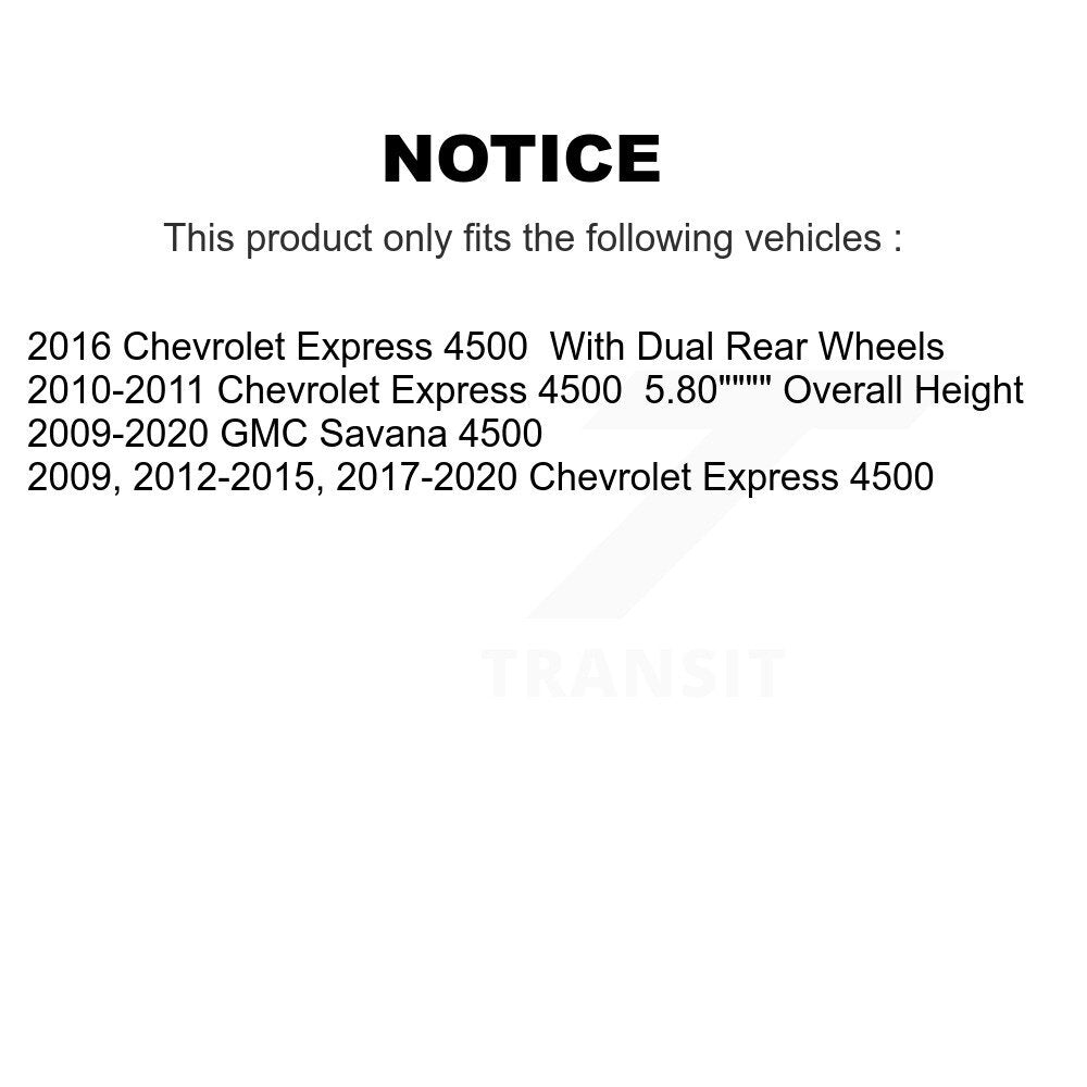 Front Rear Brake Caliper Rotor And Ceramic Pad Kit (10Pc) For Chevrolet Express 4500 GMC KC8-101277T