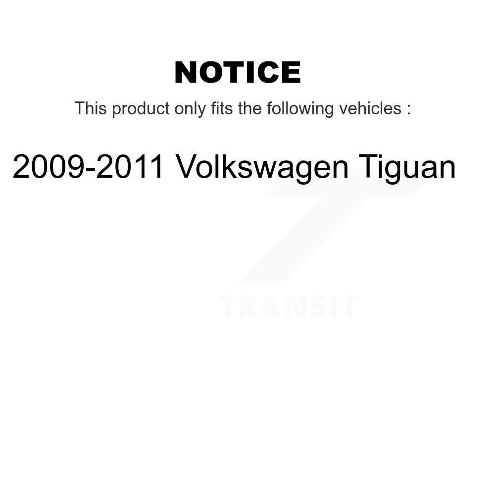 Kit de plaquettes en céramique pour étrier de frein à disque avant et arrière, 10 pièces, pour Volkswagen Tiguan 