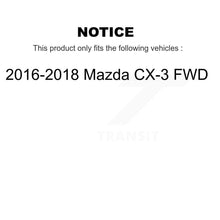 Load image into Gallery viewer, Front Rear Disc Brake Caliper Rotors Ceramic Pad Kit (10Pc) For 2016-2018 Mazda CX-3 FWD KC8-101318T