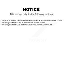 Load image into Gallery viewer, Front Rear Disc Brake Caliper Rotors Drums Ceramic Pads Kit (8Pc) For Toyota Yaris KC8-101320T