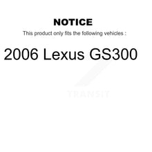 Load image into Gallery viewer, Front Rear Disc Brake Caliper Rotors And Ceramic Pads Kit (10Pc) For 2006 Lexus GS300 KC8-101328T