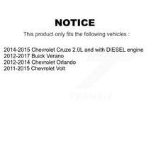 Charger l'image dans la galerie, Front Brake Caliper Rotors Ceramic Pad Kit For Chevrolet Cruze Buick Verano Orlando Volt KC8-101367T