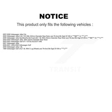 Charger l'image dans la galerie, Rear Disc Brake Coated Rotor And Ceramic Pad Kit With Calipers For Volkswagen Jetta City