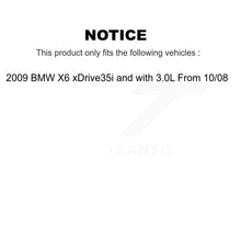 Charger l'image dans la galerie, Rear Brake Caliper Coat Rotors Ceramic Pad Kit For 09 BMW X6 xDrive35i with 3.0L