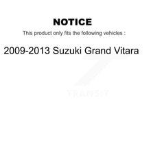 Charger l&#39;image dans la galerie, Rear Brake Coated Rotors Ceramic Pad Kit With Calipers For 2009-2013 Suzuki Grand Vitara