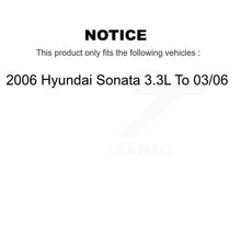 Charger l'image dans la galerie, Rear Brake Caliper Coat Rotor &amp; Ceramic Pad Kit For Hyundai Sonata 3.3L To 03 06