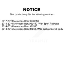 Charger l'image dans la galerie, Rear Brake Coated Rotor Ceramic Pad Kit With Calipers For Mercedes-Benz GL450 GLS550 AMG