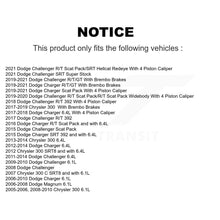 Charger l'image dans la galerie, Front Rear Ceramic Brake Pads &amp; Parking Shoes Kit For Dodge Charger Chrysler 300