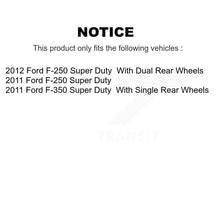 Load image into Gallery viewer, Front Rear Ceramic Brake Pads &amp; Parking Shoe Kit For Ford F-250 Super Duty F-350