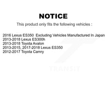 Load image into Gallery viewer, Front Rear Ceramic Brake Pads And Parking Shoes Kit For Toyota Camry Lexus ES350
