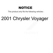 Charger l'image dans la galerie, Front Rear Ceramic Brake Pads And Parking Shoes Kit For 2001 Chrysler Voyager
