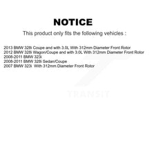 Charger l'image dans la galerie, Front Rear Ceramic Brake Pads And Parking Shoes Kit For BMW 328i 323i