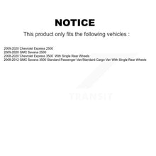 Load image into Gallery viewer, Front Rear Ceramic Brake Pads &amp; Parking Shoe Kit For Chevrolet Express 3500 2500