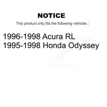 Charger l'image dans la galerie, Front Rear Ceramic Brake Pads And Parking Shoes Kit For 1996-1998 Acura RL