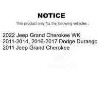 Charger l'image dans la galerie, Front Rear Ceramic Brake Pads And Parking Shoe Kit For Jeep Grand Cherokee Dodge