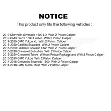 Charger l'image dans la galerie, Front Rear Ceramic Brake Pads Parking Shoes Kit For Chevrolet Silverado 1500 GMC