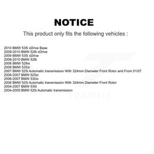 Charger l'image dans la galerie, Front Rear Ceramic Brake Pads Parking Shoe Kit For BMW 530i 528i 525i 530xi 535i
