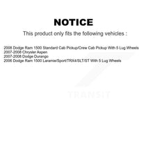 Charger l'image dans la galerie, Front Rear Ceramic Brake Pads Parking Shoes Kit For Dodge Ram 1500 Durango Aspen