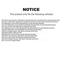 Charger l'image dans la galerie, Front Rear Ceramic Brake Pads &amp; Parking Shoes Kit For Jeep Dodge Caliber Compass
