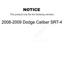 Charger l'image dans la galerie, Front Rear Ceramic Brake Pads Parking Shoe Kit For 2008-2009 Dodge Caliber SRT-4